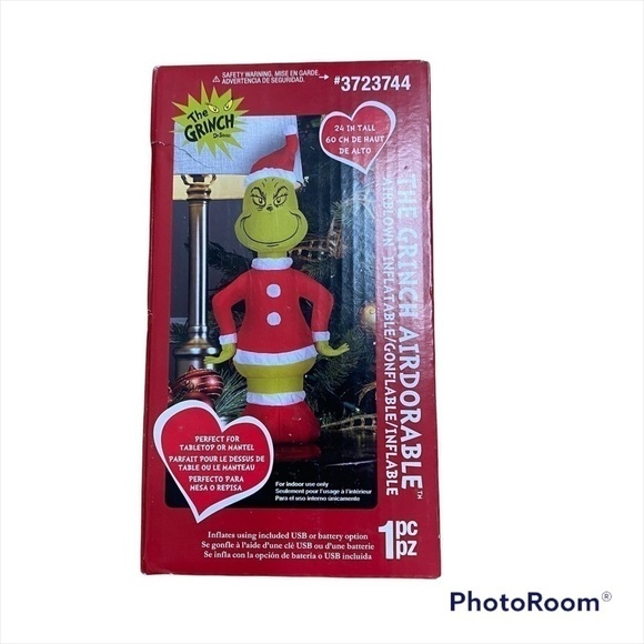The Grinch Blow Up Inflatable Decoration NEW Christmas Holiday - Picture 1 of 4